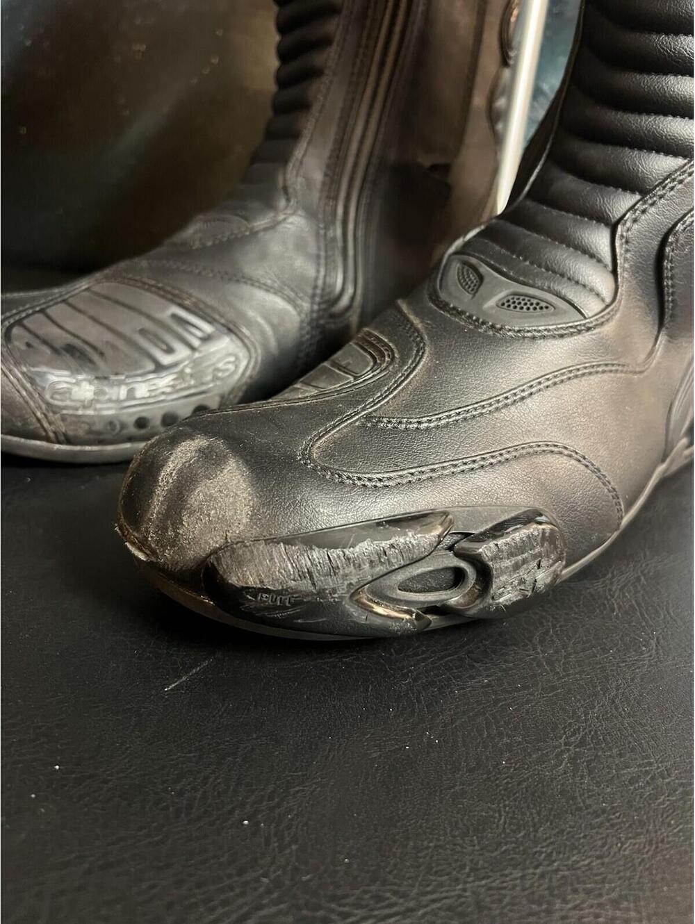 Alpinestars S-MX5 Leather Waterproof Motorbike Boots, EU 48, US 12.5 Motorcycle - Picture 6 of 15